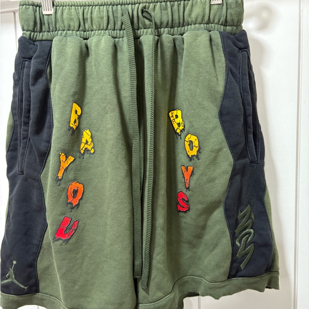 JORDAN ZION WOVEN SHORTS Green MEN'S US SIZE Small STYLE # DJ4676-335